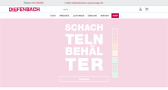 Desktop Screenshot of diefenbach-verpackungen.de
