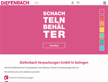 Tablet Screenshot of diefenbach-verpackungen.de